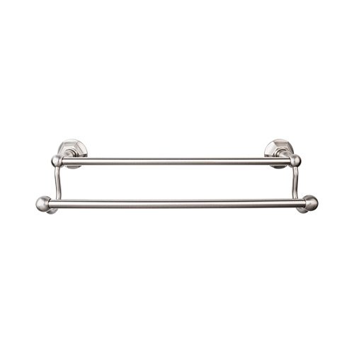 Top Knobs - Edwardian Bath 24 Inch Double Towel Bar - Hex Backplate