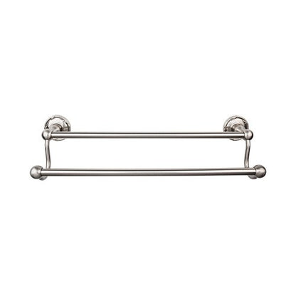 Top Knobs - Edwardian Bath 24 Inch Double Towel Bar - Ribbon Backplate