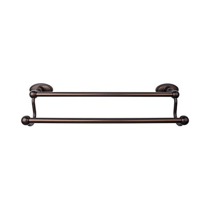 Top Knobs - Edwardian Bath 24 Inch Double Towel Barl - Oval Backplate