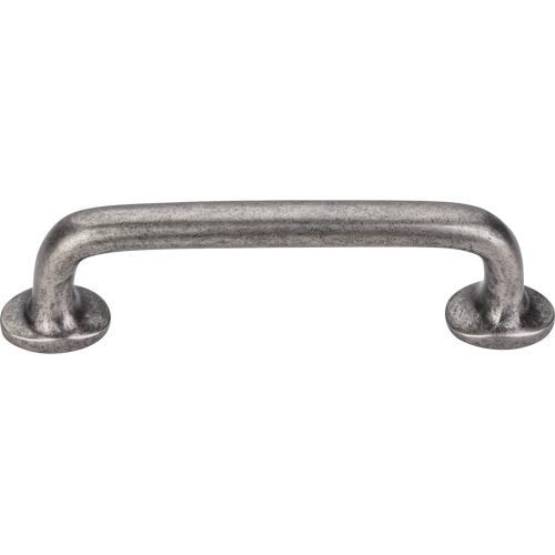 Top Knobs - Aspen Rounded 4 Inch Center to Center Bar pull - Silicon Bronze Light