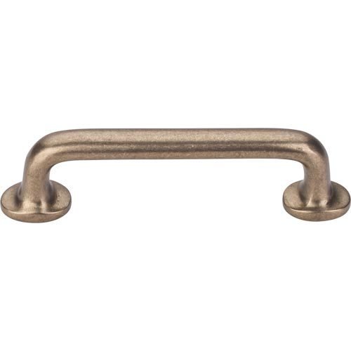 Top Knobs - Aspen Rounded 4 Inch Center to Center Bar pull - Light Bronze
