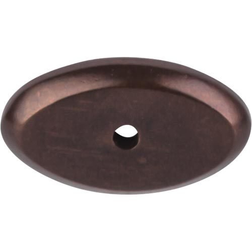 Top Knobs - Aspen Oval  Backplate - Mahogany Bronze