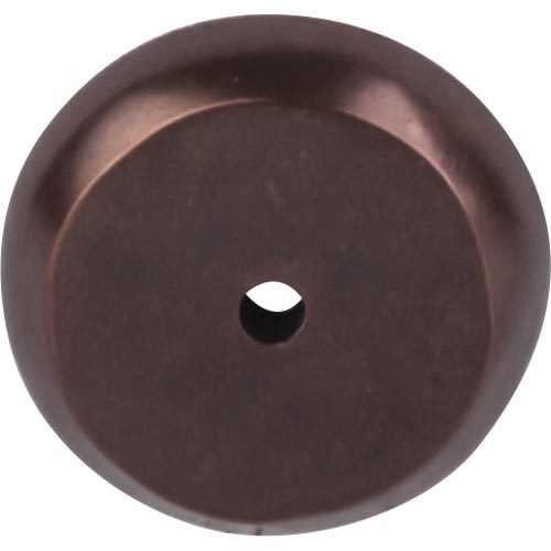Top Knobs - Aspen Round  Backplate - Mahogany Bronze