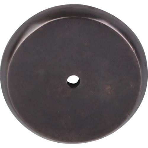 Top Knobs - Aspen Round  Backplate - Medium Bronze