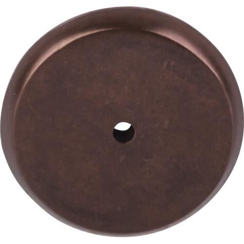 Top Knobs - Aspen Round  Backplate - Mahogany Bronze