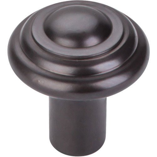 Top Knobs - Aspen Button 1 1/4 Inch Diameter Round Knob - Medium Bronze