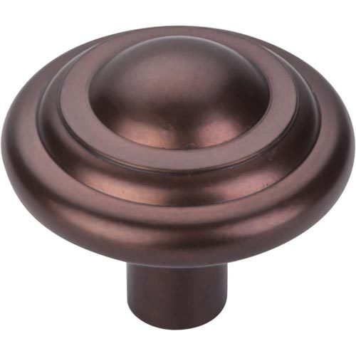 Top Knobs - Aspen Button 1 3/4 Inch Diameter Round Knob - Mahogany Bronze