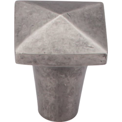 Top Knobs - Aspen 7/8 Inch Length Square Knob - Silicon Bronze Light