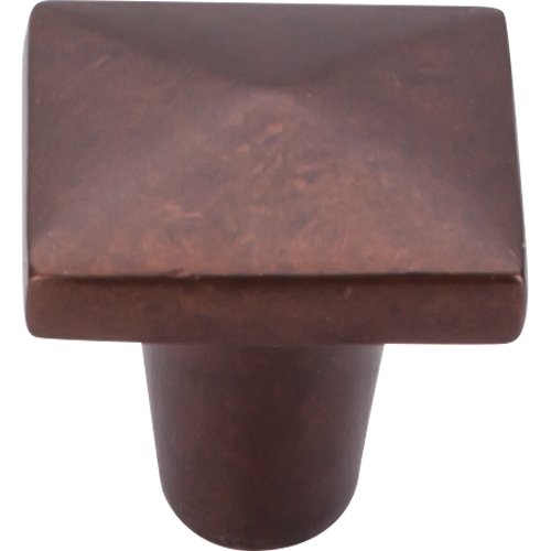 Top Knobs - Aspen 1 1/4 Inch Length Square Knob - Mahogany Bronze