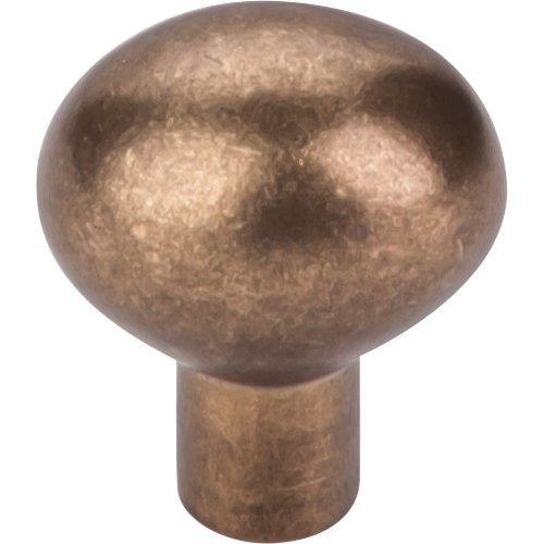 Top Knobs - Aspen Small Egg 1 3/16 Inch Length Oval Knob - Light Bronze