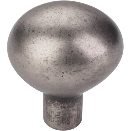 Top Knobs - Aspen Large Egg 1 7/16 Inch Length Oval Knob - Silicon Bronze Light