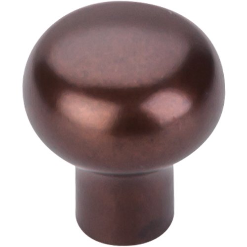 Top Knobs - Aspen Round 7/8 Inch Diameter Round Knob - Mahogany Bronze