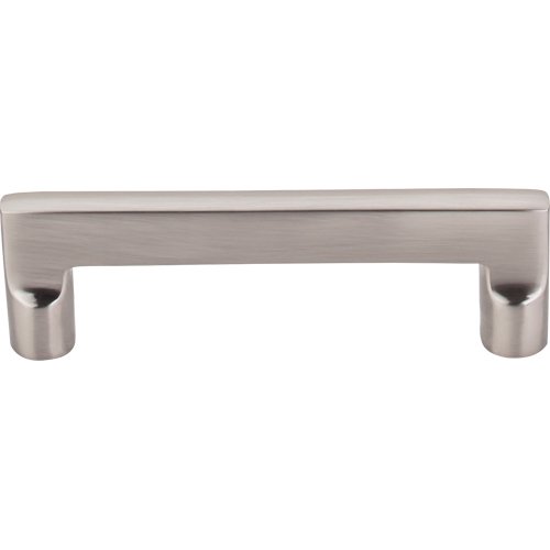Top Knobs - Aspen II Flat Sided 4 Inch Center to Center Bar pull - Brushed Satin Nickel