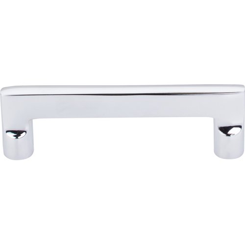 Top Knobs - Aspen II Flat Sided 4 Inch Center to Center Bar pull - Polished Chrome