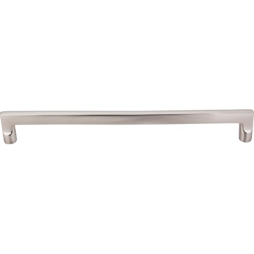 Top Knobs - Aspen II Flat Sided 12 Inch Center to Center Appliance pull - Brushed Satin Nickel
