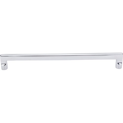 Top Knobs - Aspen II Flat Sided 12 Inch Center to Center Appliance pull - Polished Chrome