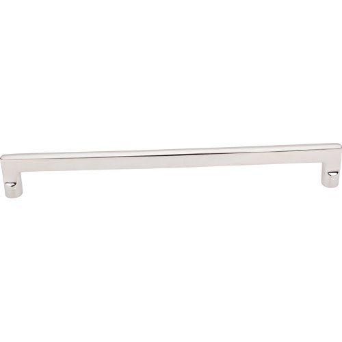 Top Knobs - Aspen II Flat Sided 12 Inch Center to Center Appliance pull - Polished Nickel