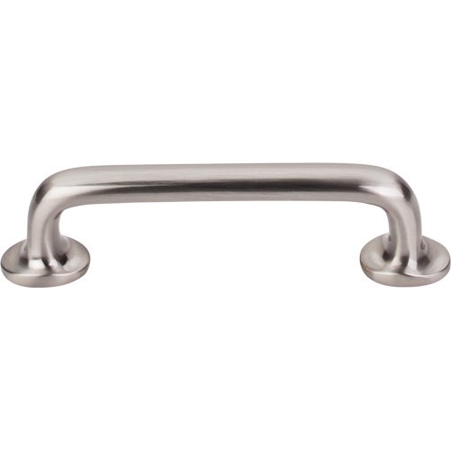 Top Knobs - Aspen II Rounded 4 Inch Center to Center Bar pull - Brushed Satin Nickel