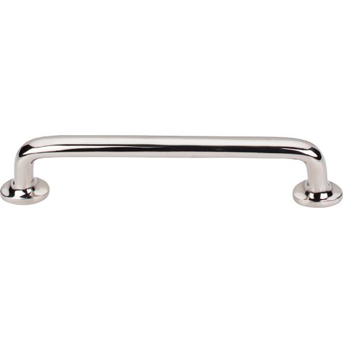 Top Knobs - Aspen II Rounded 6 Inch Center to Center Bar pull - Polished Nickel