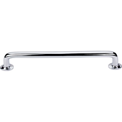 Top Knobs - Aspen II Rounded 12 Inch Center to Center Appliance pull - Polished Chrome