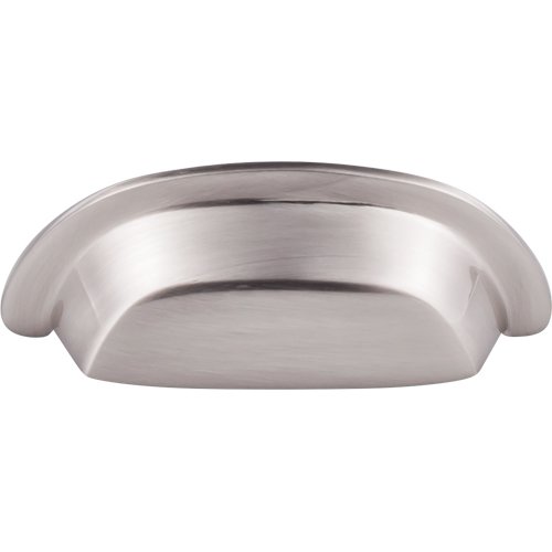 Top Knobs - Aspen II 3 Inch Center to Center Cup/Bin pull - Brushed Satin Nickel