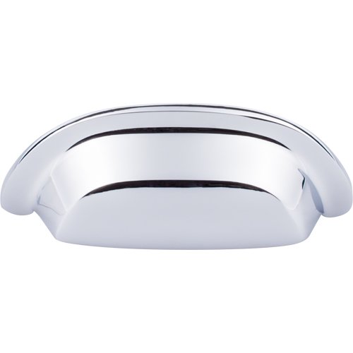 Top Knobs - Aspen II 3 Inch Center to Center Cup/Bin pull - Polished Chrome