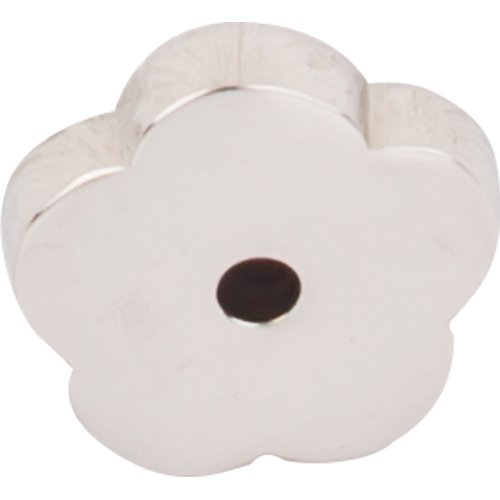 Top Knobs - Aspen II Flower  Backplate - Polished Nickel