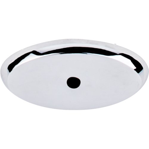 Top Knobs - Aspen II Oval  Backplate - Polished Chrome