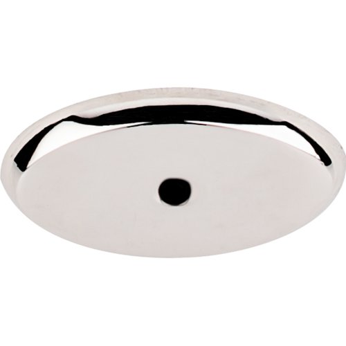 Top Knobs - Aspen II Oval  Backplate - Polished Nickel