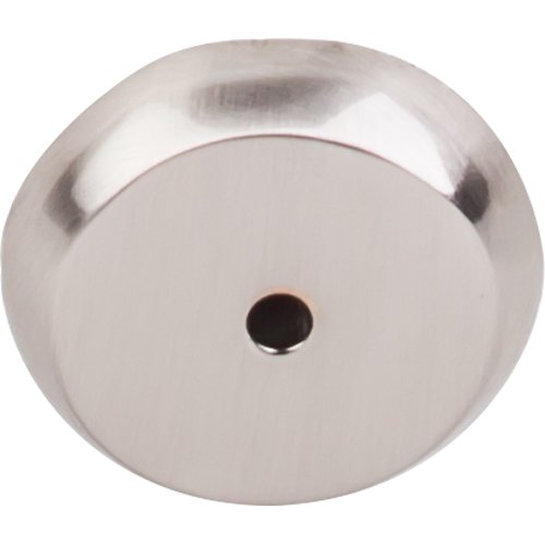 Top Knobs - Aspen II Round  Backplate - Brushed Satin Nickel