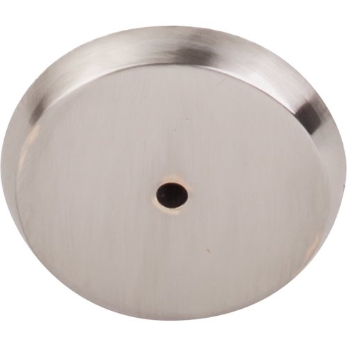 Top Knobs - Aspen II Round  Backplate - Brushed Satin Nickel