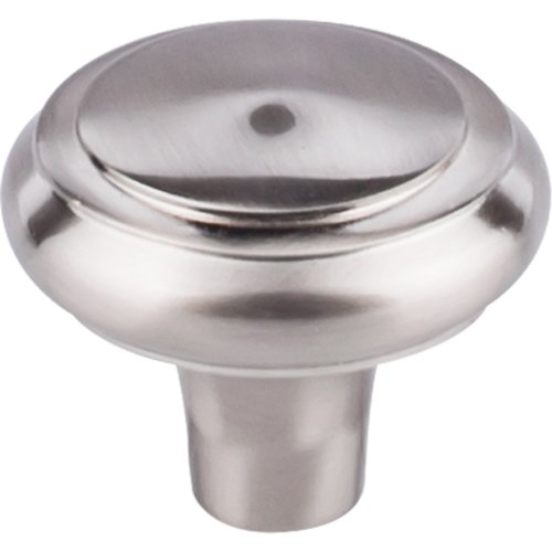 Top Knobs - Aspen II Peak 1 5/8 Inch Diameter Round Knob - Brushed Satin Nickel