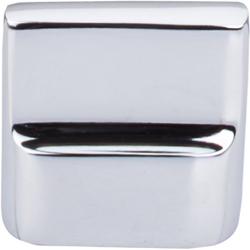 Top Knobs - Aspen II Flat Sided 7/8 Inch Center to Center Rectangle Knob - Polished Chrome