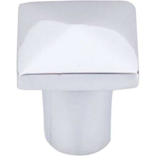 Top Knobs - Aspen II 3/4 Inch Length Square Knob - Polished Chrome