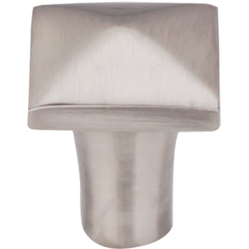 Top Knobs - Aspen II 7/8 Inch Length Square Knob - Brushed Satin Nickel