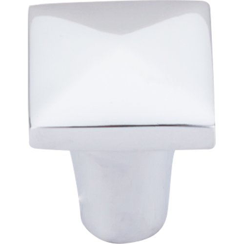 Top Knobs - Aspen II 7/8 Inch Length Square Knob - Polished Chrome