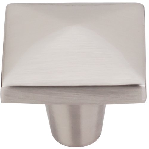 Top Knobs - Aspen II 1 1/2 Inch Length Square Knob - Brushed Satin Nickel