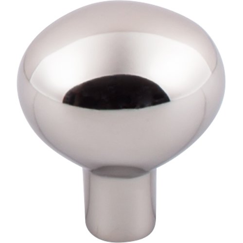 Top Knobs - Aspen II Large Egg 1 7/16 Inch Length Oval Knob - Polished Nickel