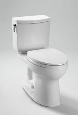 Toto - Drake II 1G Two-Piece Elongated 1.0 GPF Universal Height Toilet with CEFIONTECT