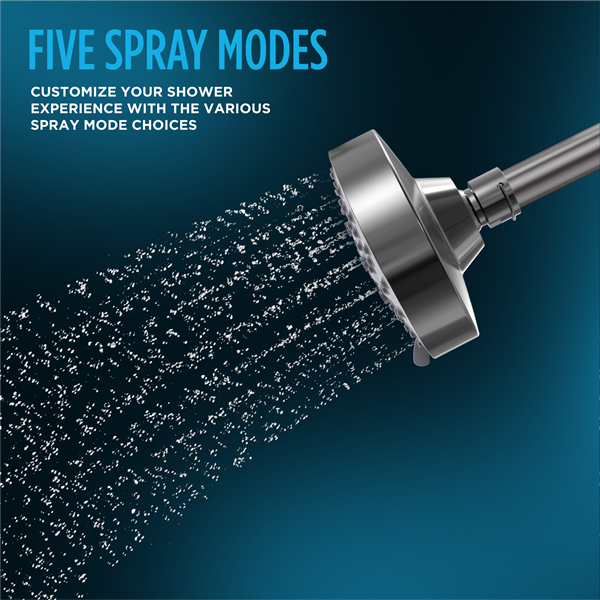 Toto - L Series 1.75 Gpm Multifunction 4 Inch Modern Round Showerhead, Polished Chrome