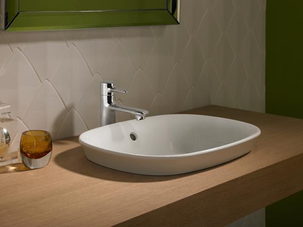 Toto - Maris Oval Semi-Recessed Vessel Bathroom Sink With Cefiontect