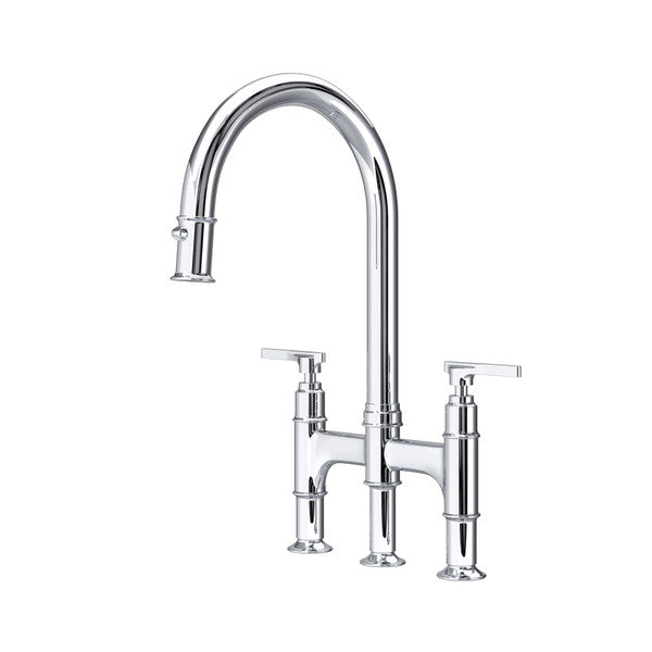 Rohl - Perrin & Rowe Southbank Pull-Down Bridge Kitchen Faucet