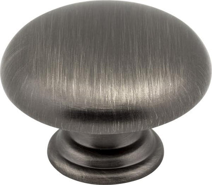 Elements - 1-3/16 Inch Diameter Gatsby Cabinet Mushroom Knob