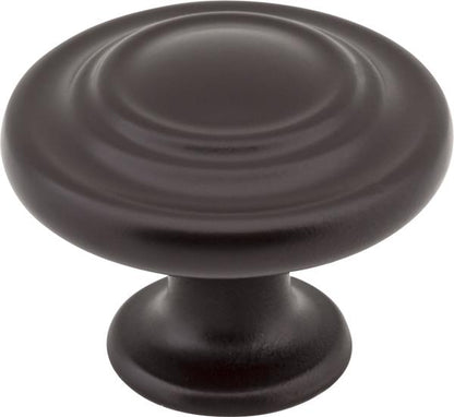 Elements - 1-5/16 Inch Diameter Round Arcadia Cabinet Knob