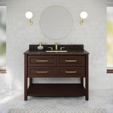 Jeffrey Alexander - Kipling 48 Inch W  Single Basin Bathroom Vanity Set