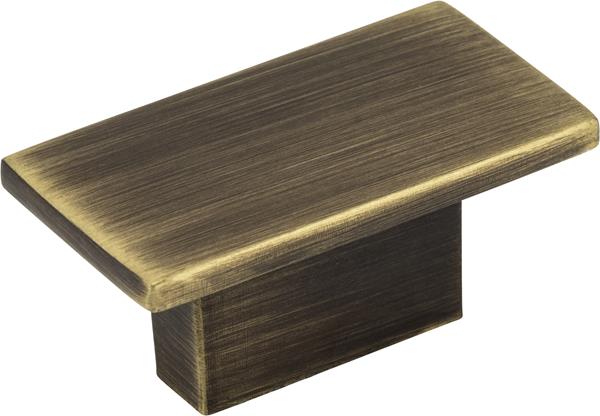 Jeffrey Alexander - 1-9/16 Inch Overall Length Rectangle Mirada Cabinet Knob