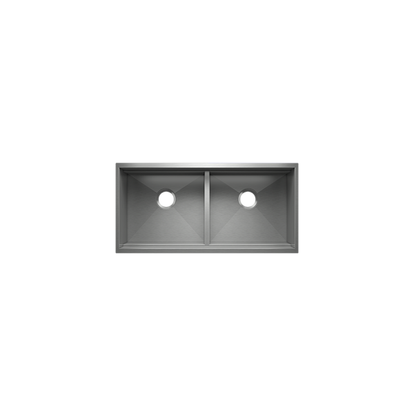 Julien - Smartstation Undermount Double-Bowl Workstation Kitchen Sink, L18X18X10 R18X18X10