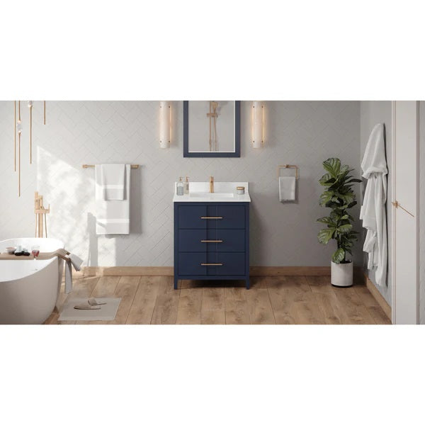 Jeffrey Alexander - Katara 30 Inch W  Single Basin Bathroom Vanity Set