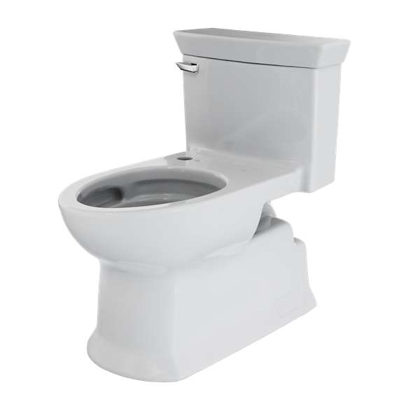 Toto - Soiree One Piece Elongated 1.28 Gpf Skirted Toilet With Cefiontect, Cotton White