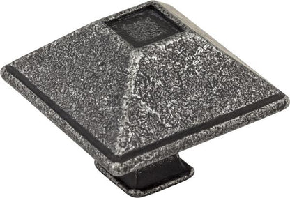 Jeffrey Alexander - 1-1/2 Inch Overall Length Square Tahoe Cabinet Knob